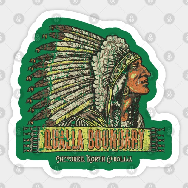 Qualla Boundary 1876 Sticker by JCD666